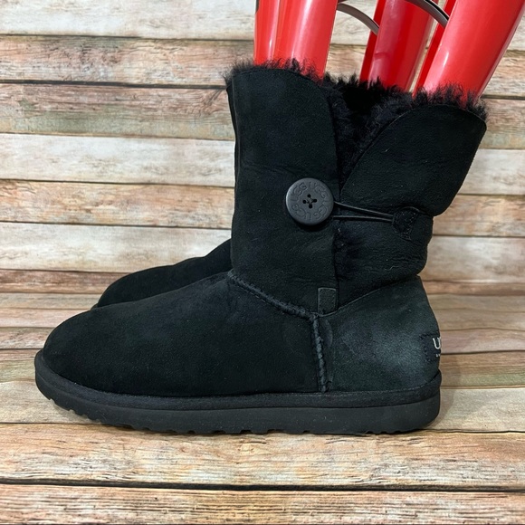 UGG Shoes - Ugg Black Bailey Button Boots